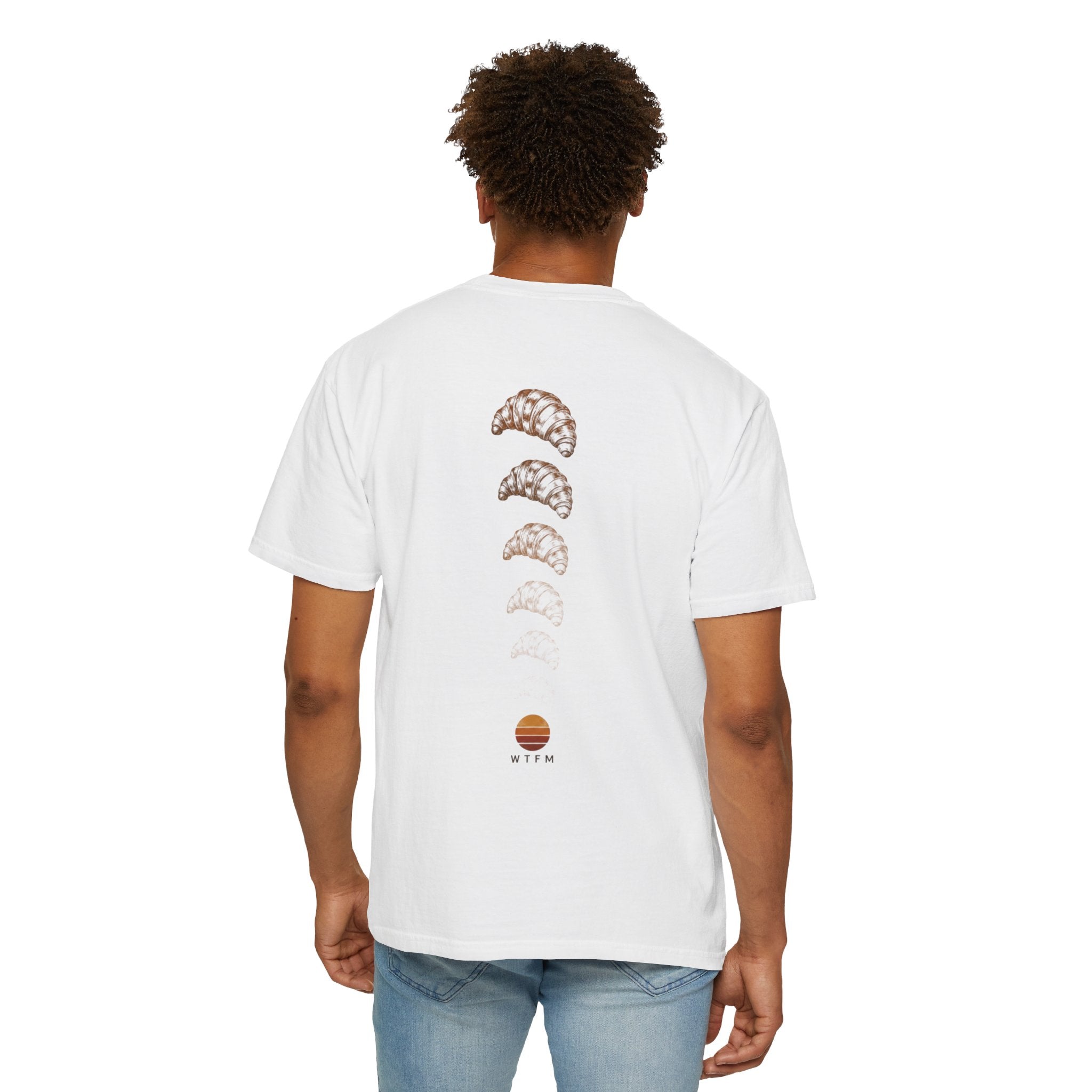 Sunset Croissant -  'WYTM' Graphic Tee