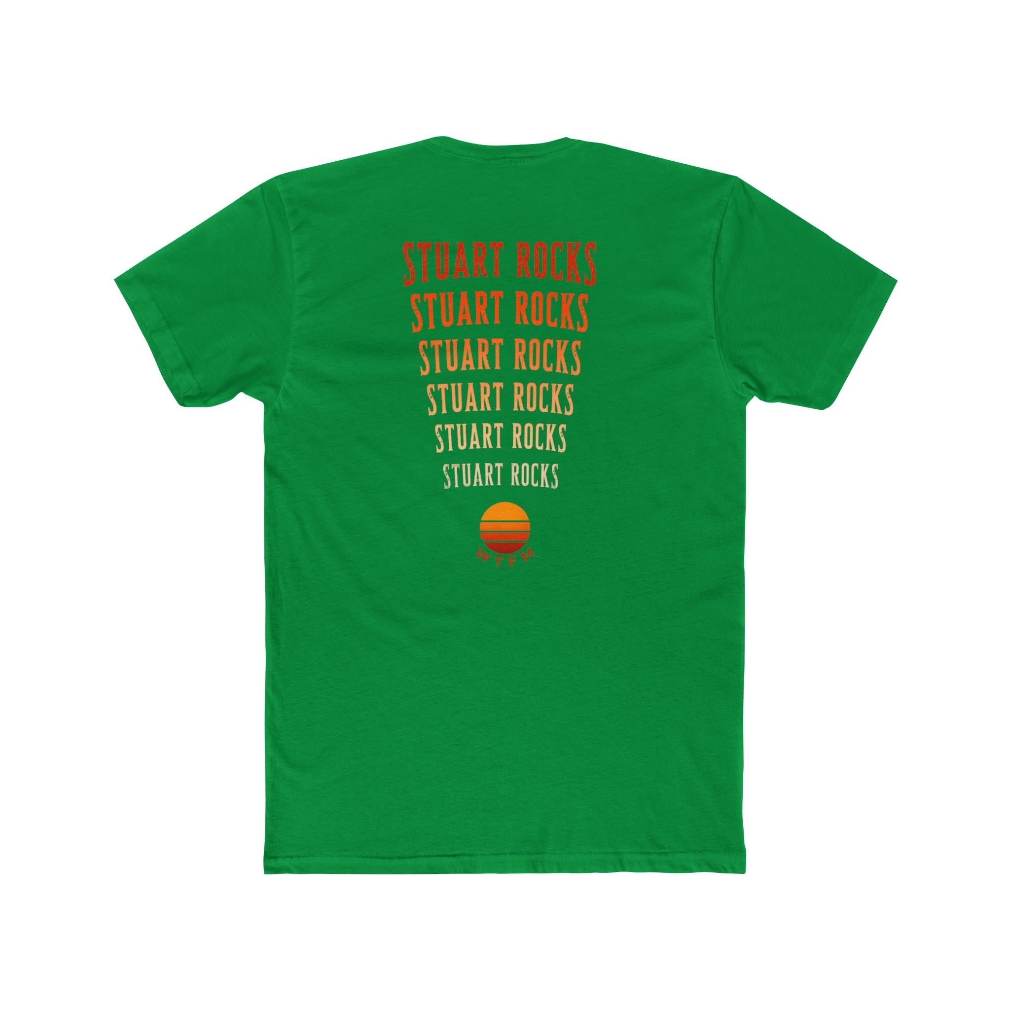 Stuart Rocks T-Shirt — Retro Sunset Graphic Cotton Tee