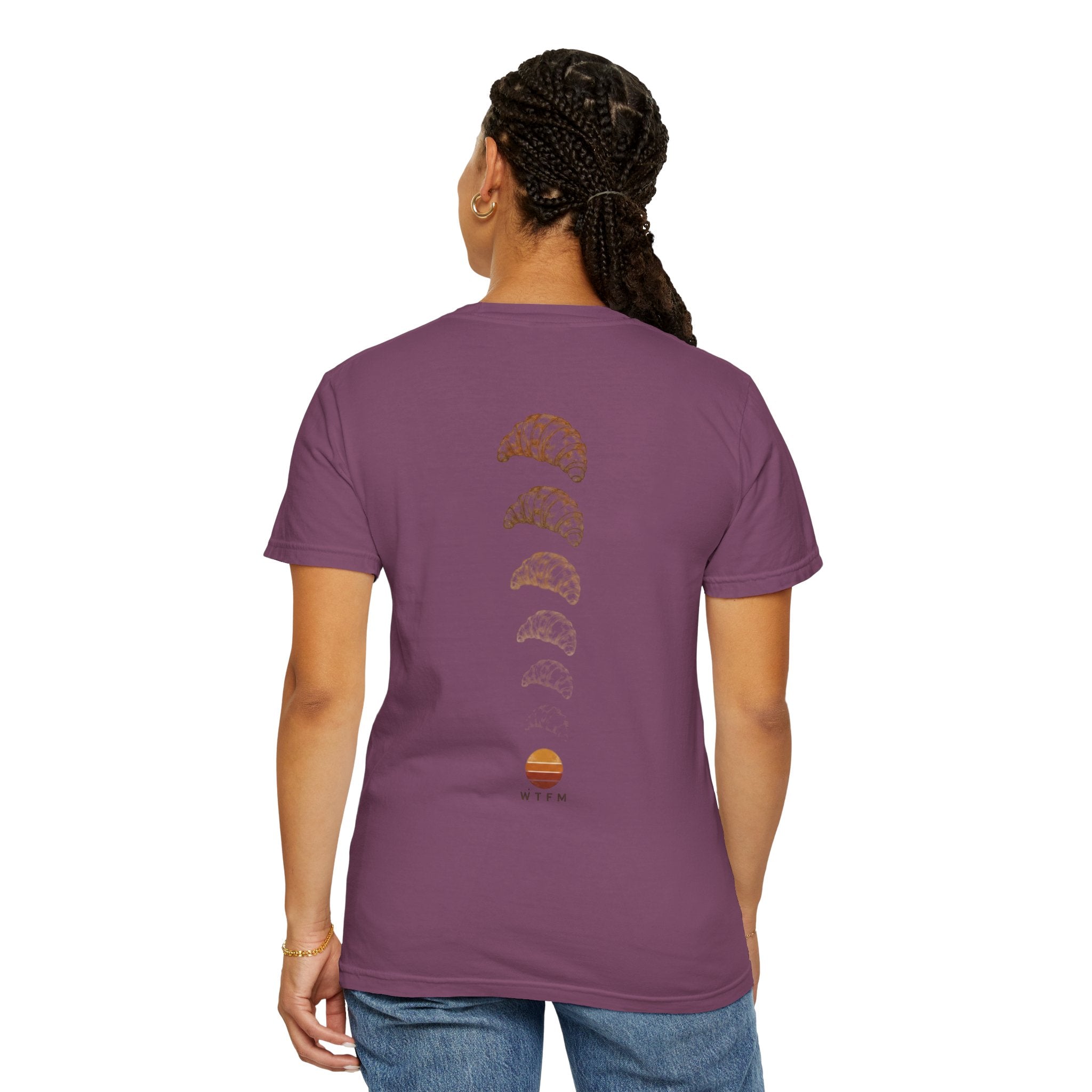 Sunset Croissant -  'WYTM' Graphic Tee