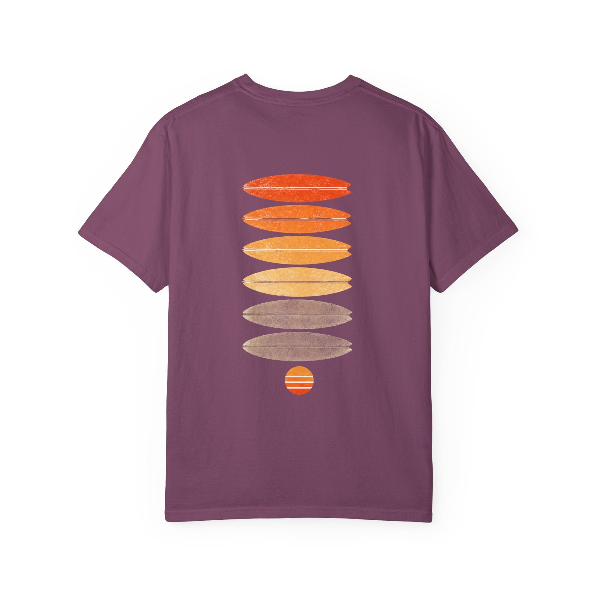 Surf Stack Graphic T-Shirt — Vintage Sunset Surfboards Tee