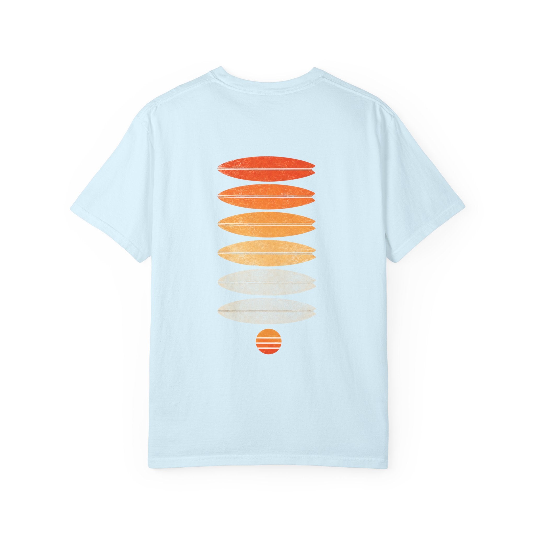 Surf Stack Graphic T-Shirt — Vintage Sunset Surfboards Tee