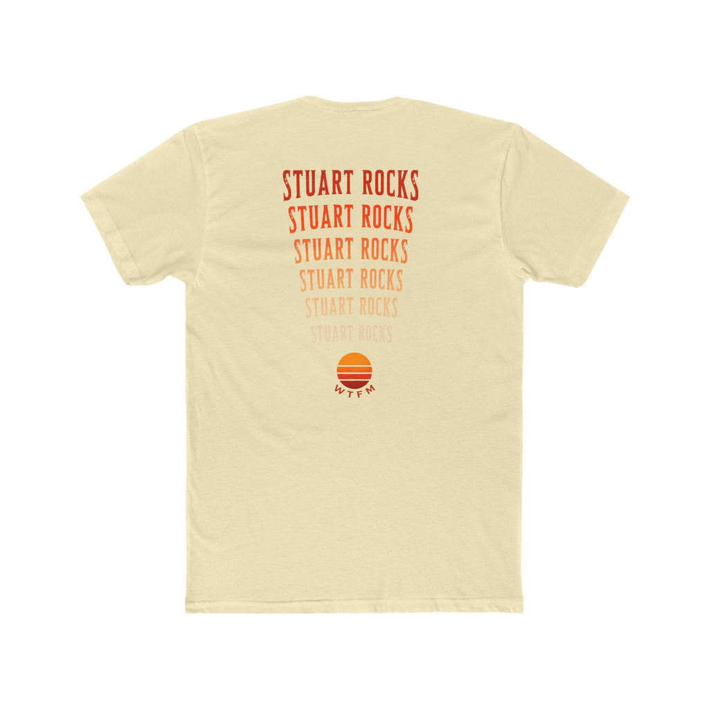 Stuart Rocks T-Shirt — Retro Sunset Graphic Cotton Tee