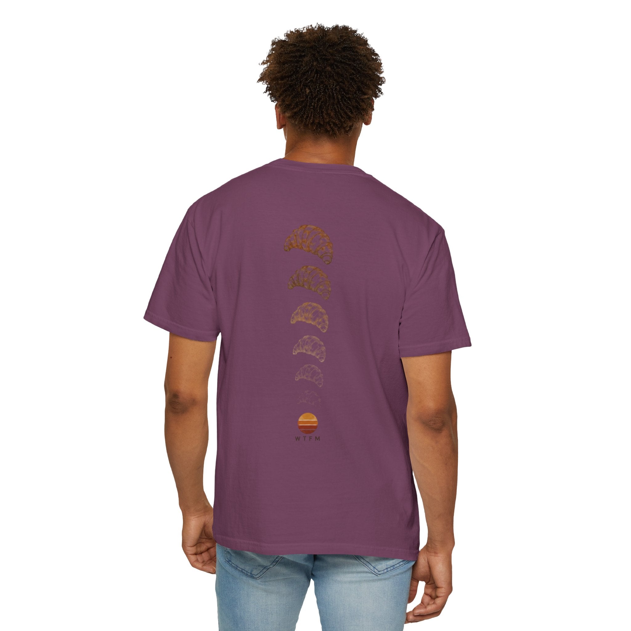 Sunset Croissant -  'WYTM' Graphic Tee