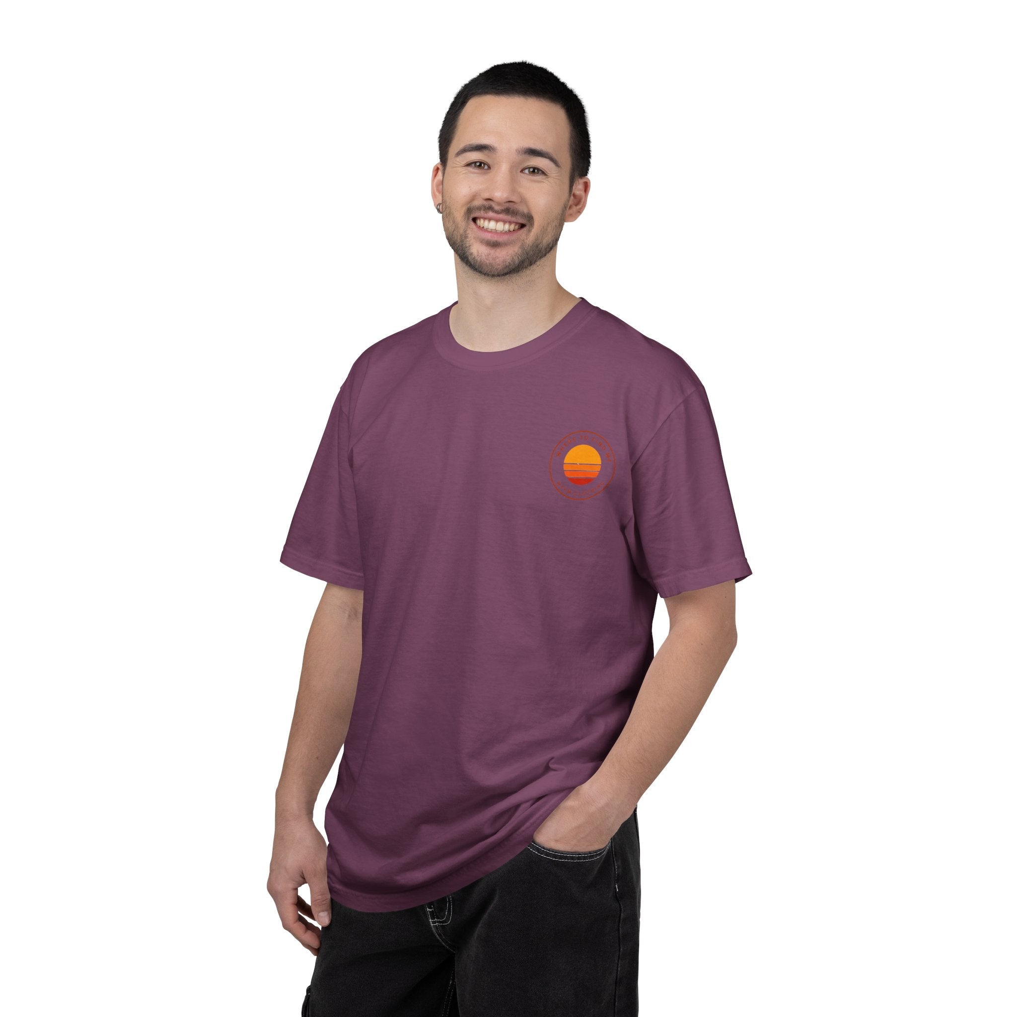 Sunset Croissant -  'WYTM' Graphic Tee