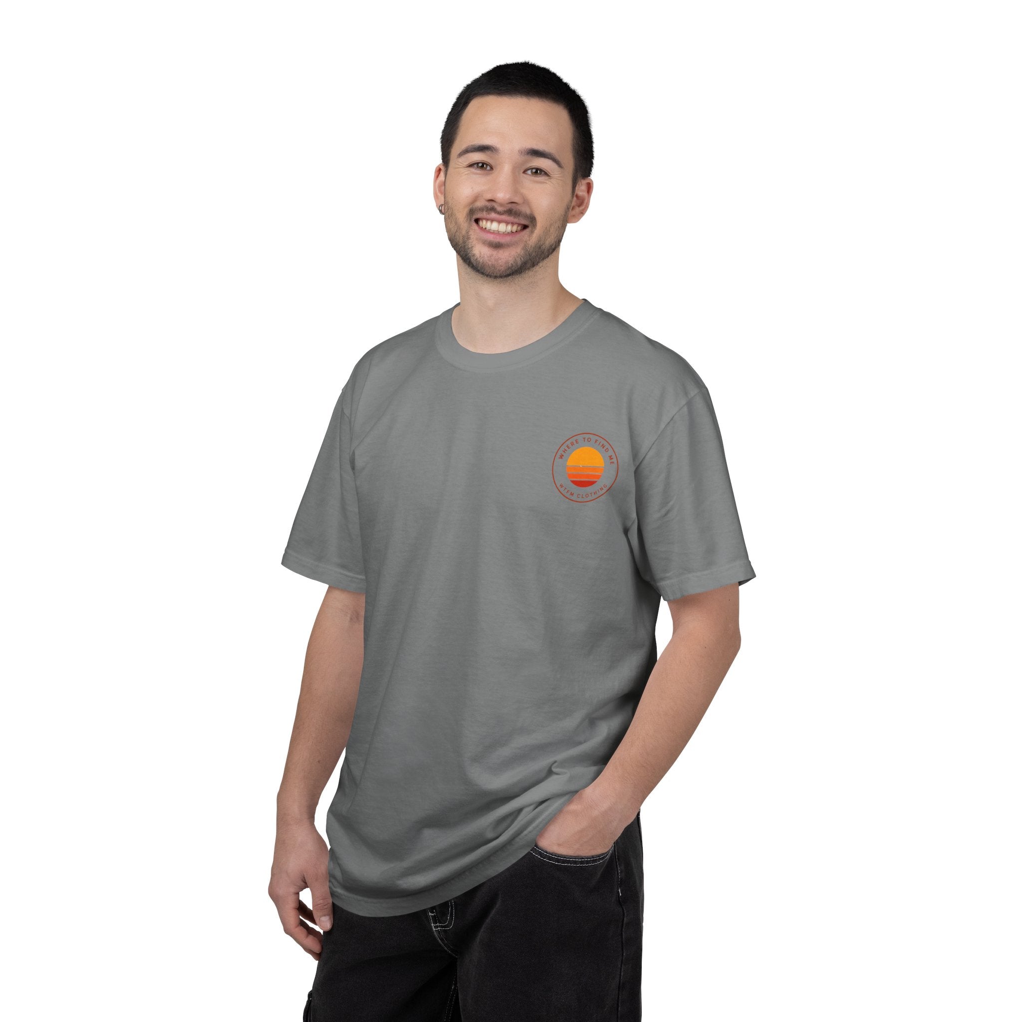 Sunset Croissant -  'WYTM' Graphic Tee