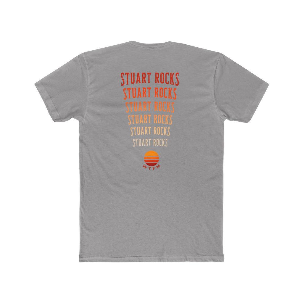 Stuart Rocks T-Shirt — Retro Sunset Graphic Cotton Tee