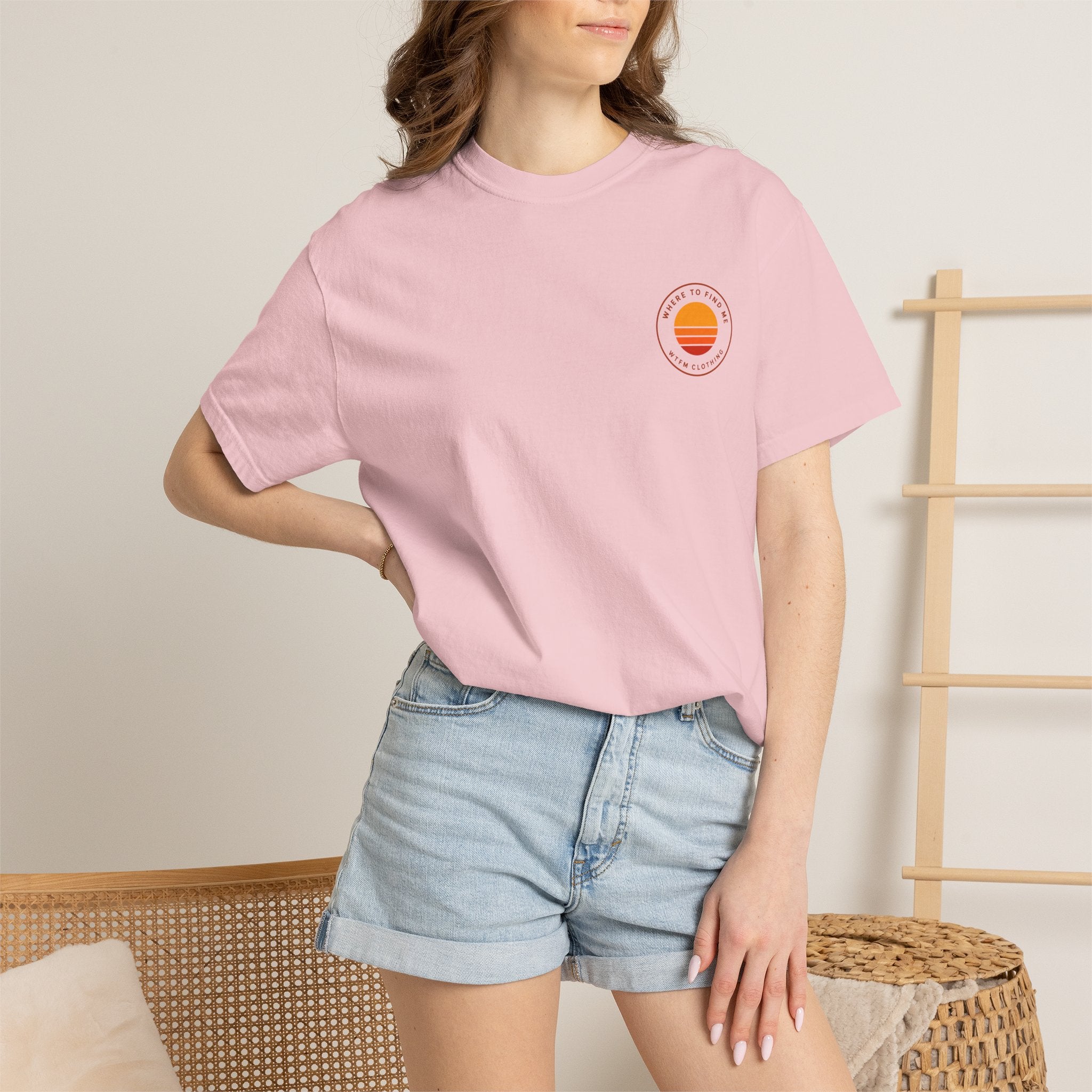 Surf Stack Graphic T-Shirt — Vintage Sunset Surfboards Tee