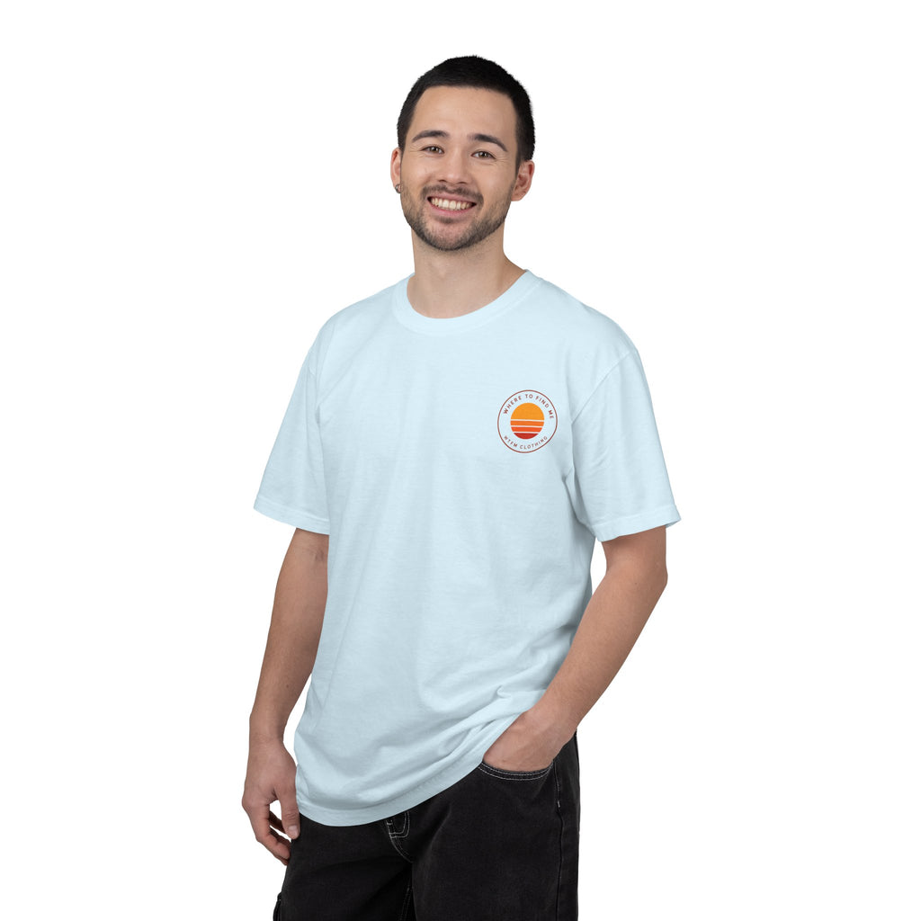 Sunset Croissant -  'WYTM' Graphic Tee