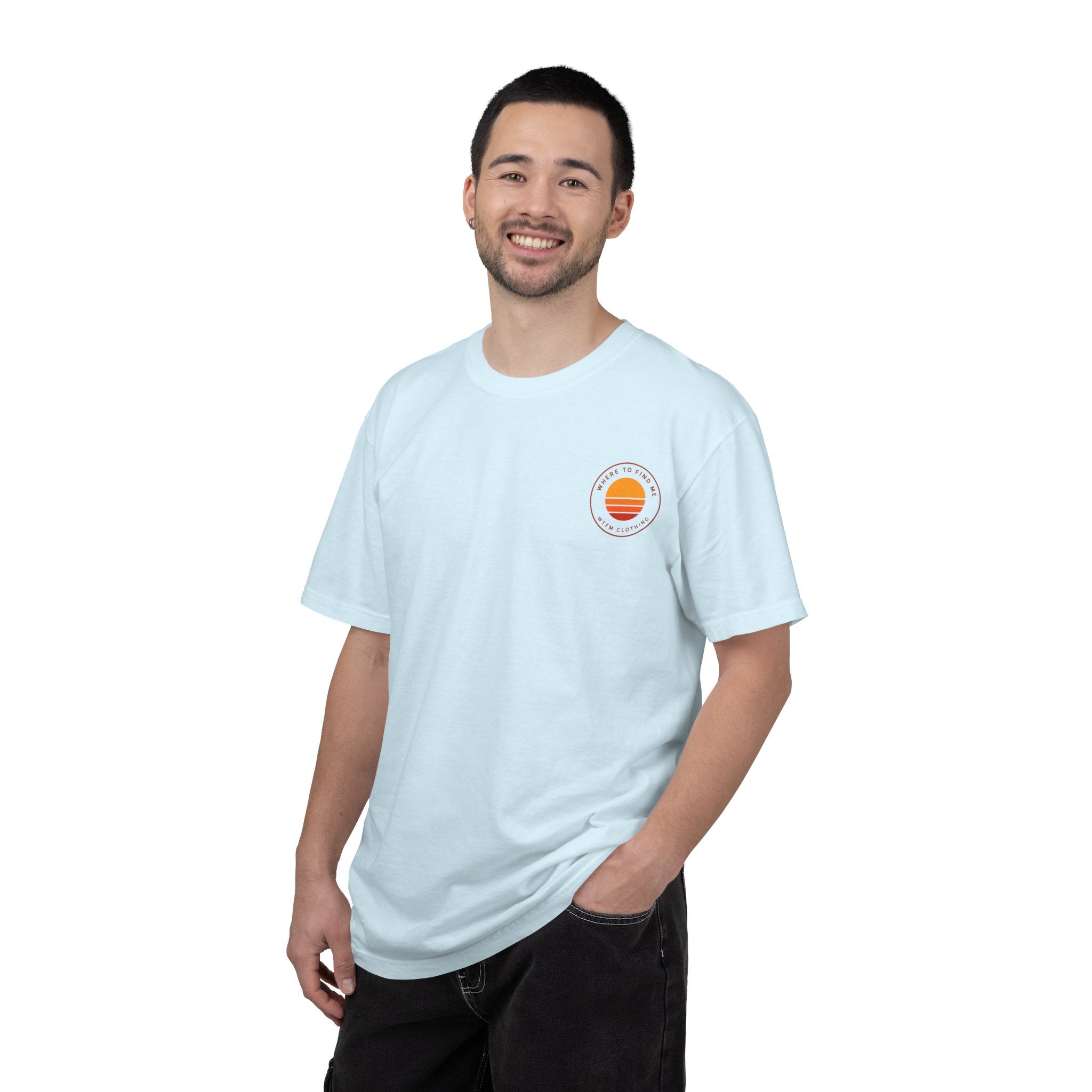 Sunset Croissant -  'WYTM' Graphic Tee
