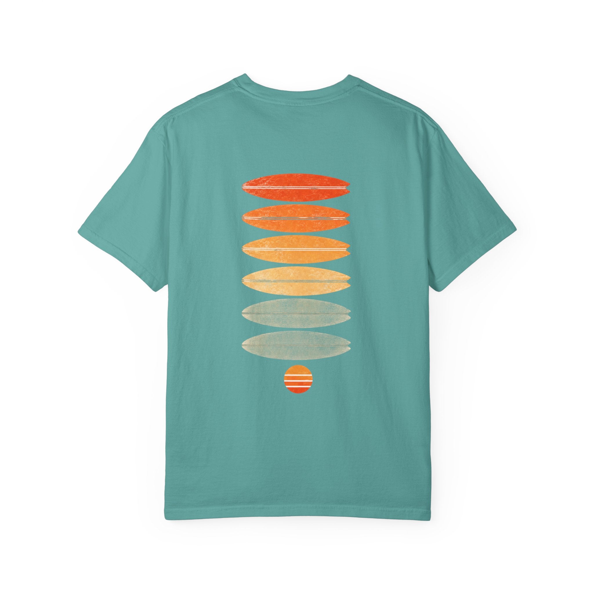 Surf Stack Graphic T-Shirt — Vintage Sunset Surfboards Tee