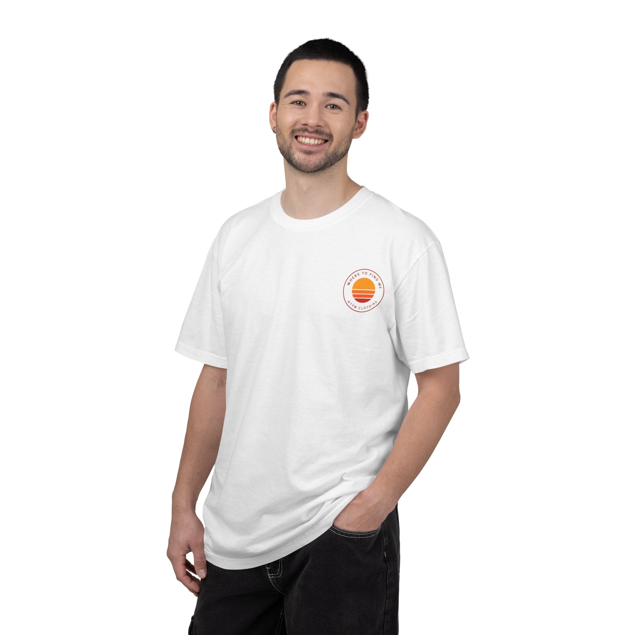 Sunset Croissant -  'WYTM' Graphic Tee