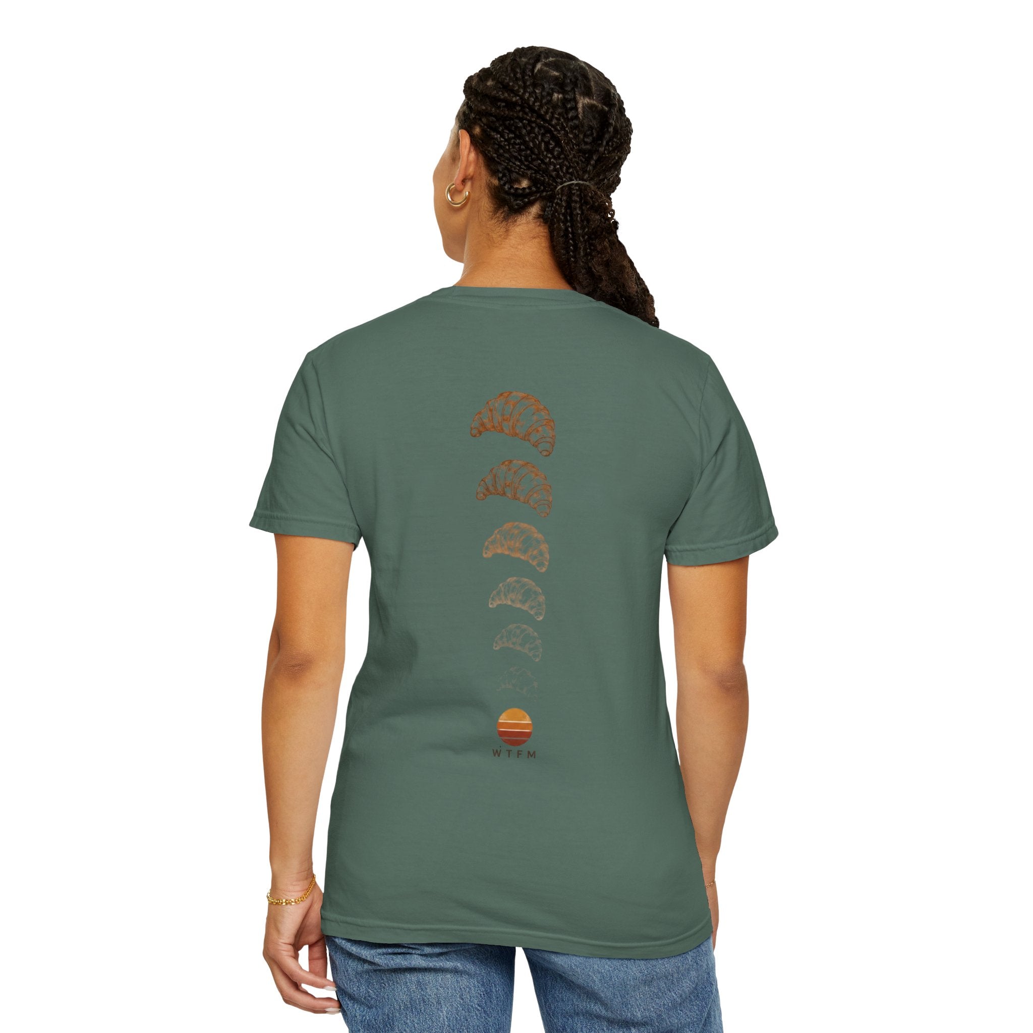 Sunset Croissant -  'WYTM' Graphic Tee