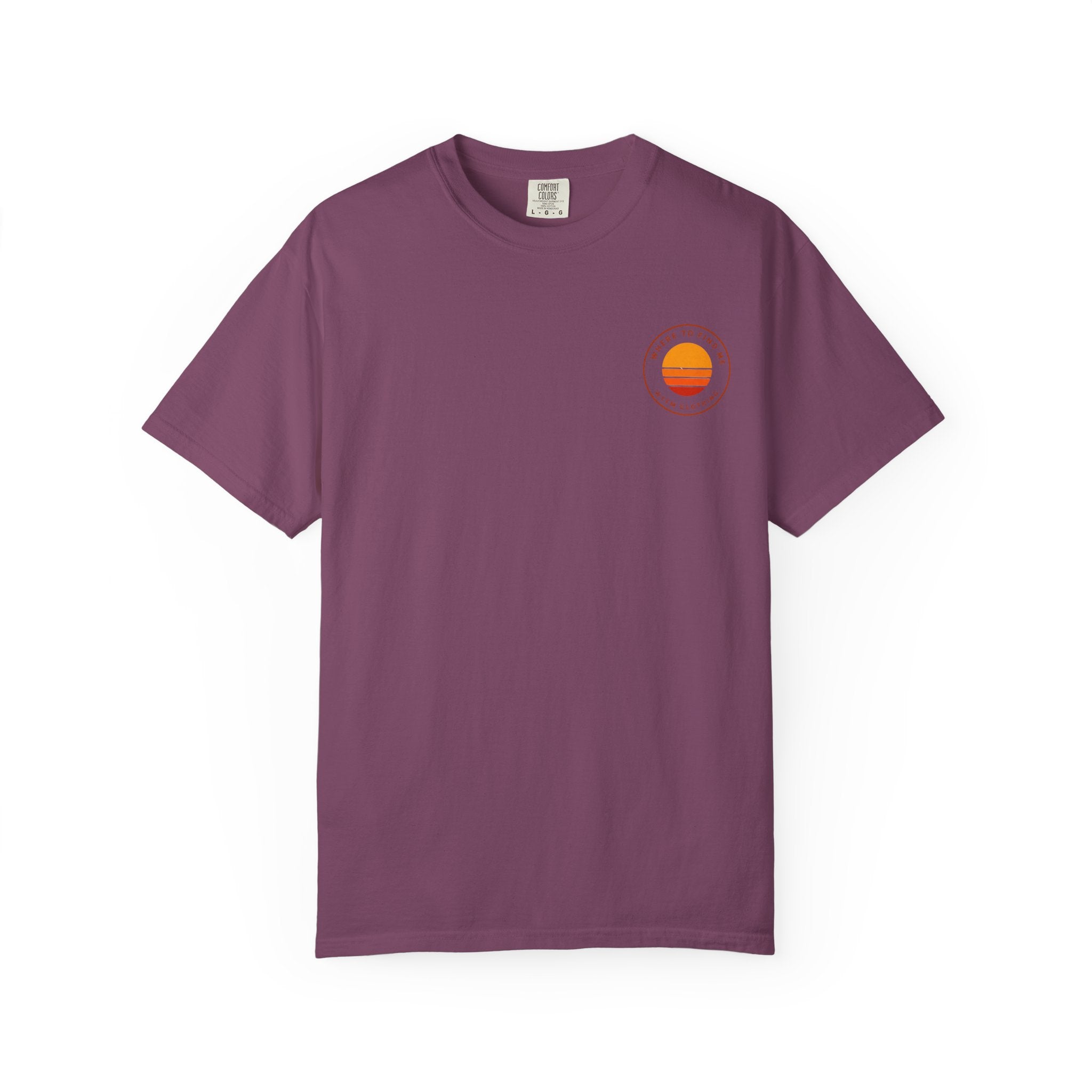 Sunset Croissant -  'WYTM' Graphic Tee
