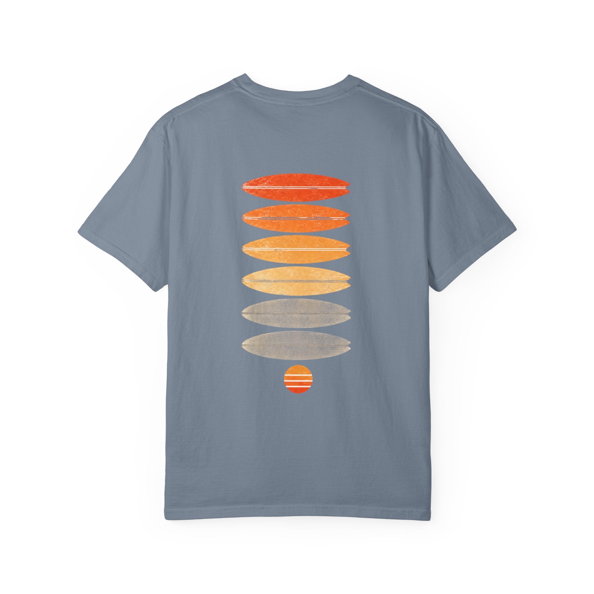 Surf Stack Graphic T-Shirt — Vintage Sunset Surfboards Tee