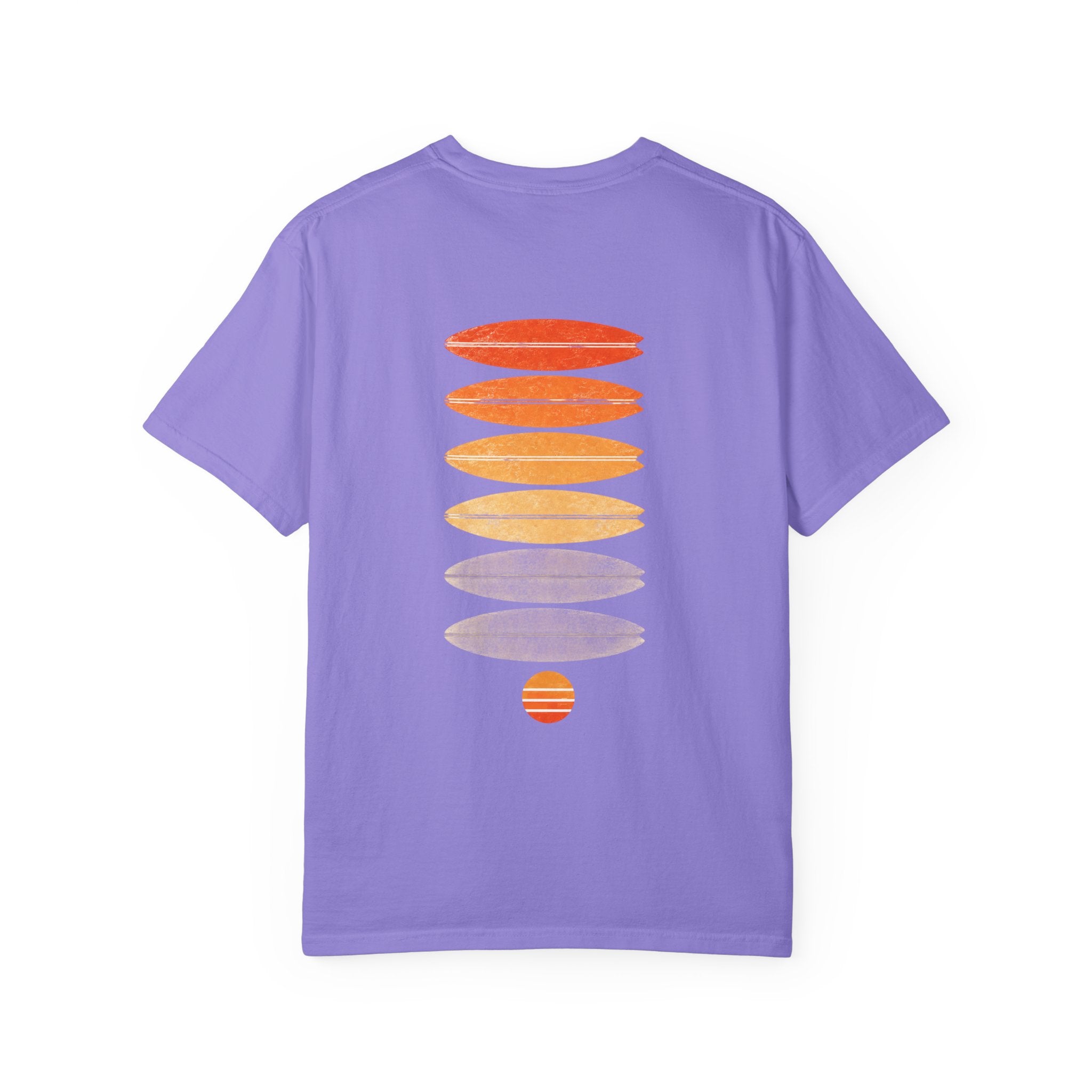 Surf Stack Graphic T-Shirt — Vintage Sunset Surfboards Tee