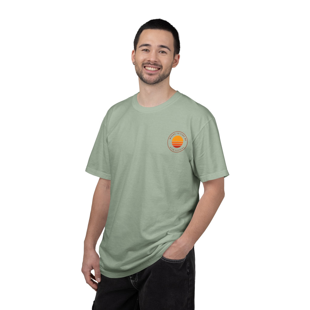 Sunset Croissant -  'WYTM' Graphic Tee