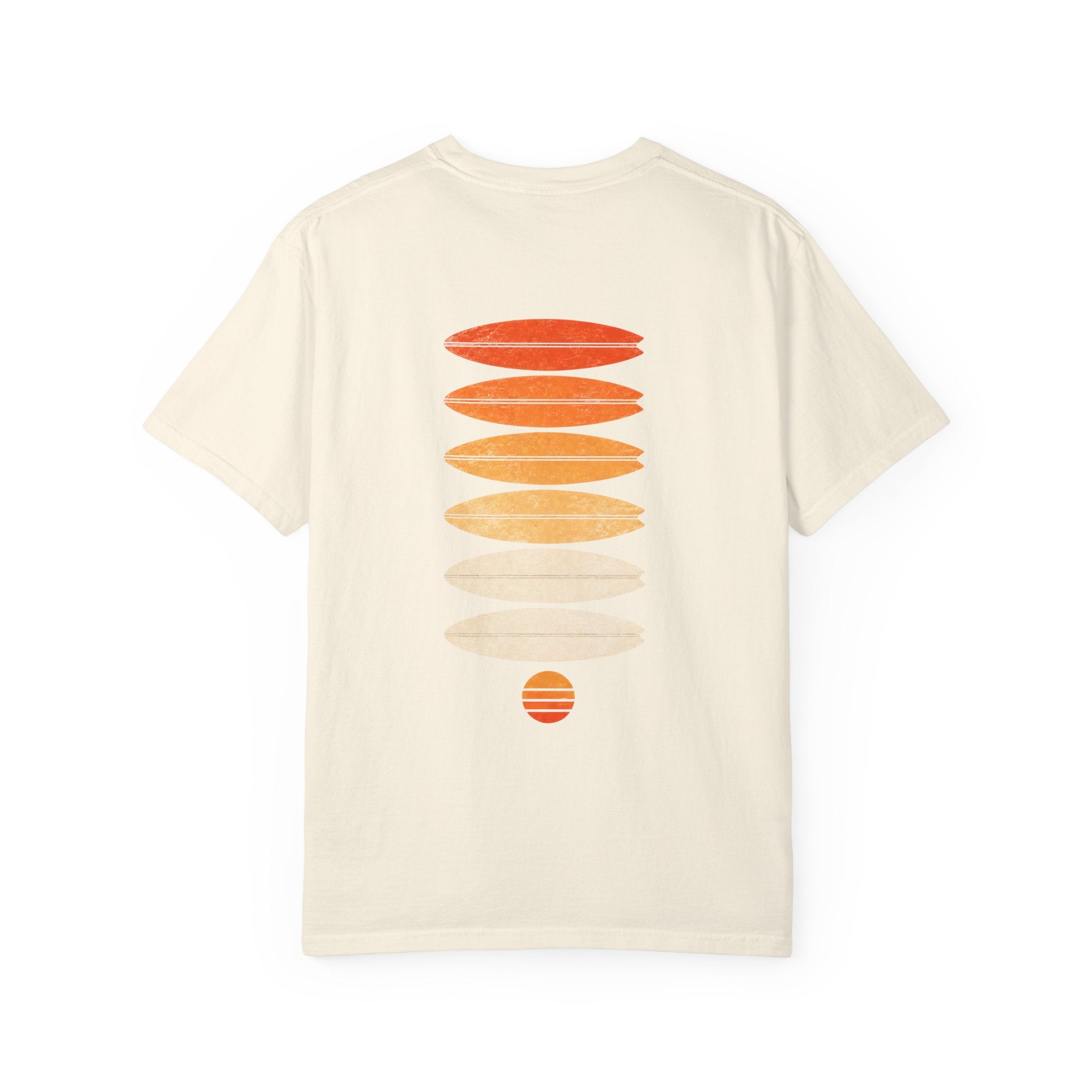 Surf Stack Graphic T-Shirt — Vintage Sunset Surfboards Tee