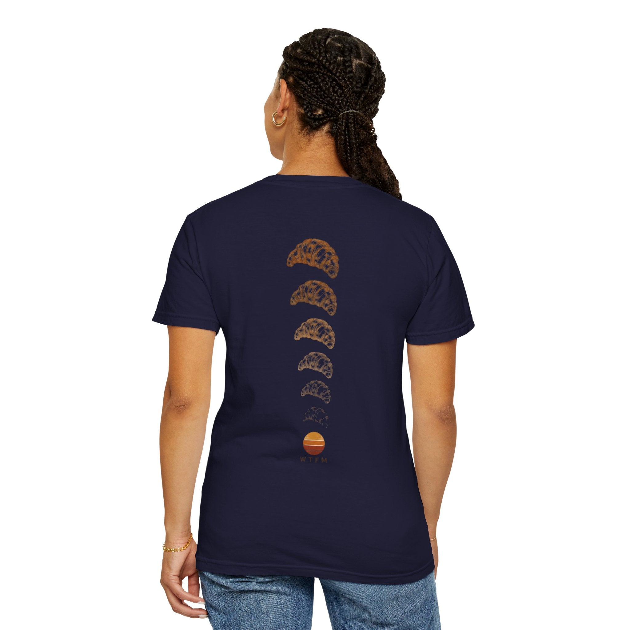 Sunset Croissant -  'WYTM' Graphic Tee